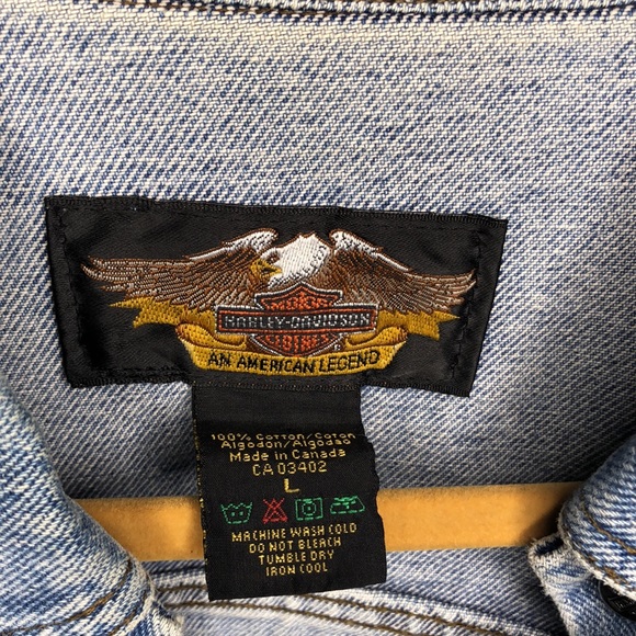 Harley Davidson 100th Anniversary Denim Jacket - Picture 2 of 6